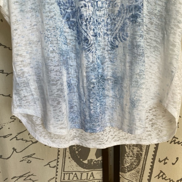 Daisy Fuentes blouse top size L - Picture 8 of 8